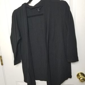 Torrid 1 black open cardigan
